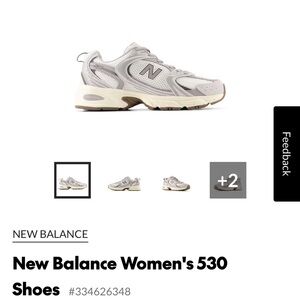 New Balance Women's 530 Sneakers in Gray and Cream